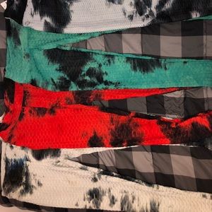 Ridged tye dye leggings (4 pairs) $10 per pair